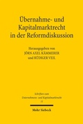Bild: &Uuml;bernahme- und Kapitalmarktrecht in der Reformdiskussion - Mohr Siebeck