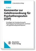 Cover: Kommentar zur Geb&uuml;hrenordnung f&uuml;r Psychotherapeuten (GOP) - Deutscher &Auml;rzteverlag
