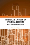 Cover: Aristotle's Critique of Political Economy - Routledge