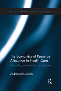 Abbildung von: The Economics of Resource Allocation in Health Care - Routledge