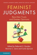 Cover: Feminist Judgments - Cambridge University Press