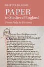 Cover: Paper in Medieval England - Cambridge University Press