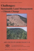 Cover: Challenges: Sustainable Land Management - Climate Change - E. Schweizerbart'sche Verlagsbuchhandlung