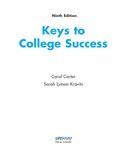 Cover: Keys to College Success - LifeBound