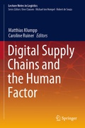 Cover: Digital Supply Chains and the Human Factor - Springer