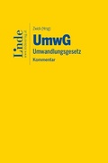 Cover: UmwG | Umwandlungsgesetz - Linde