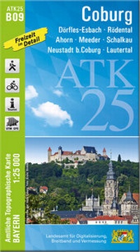 Abbildung von: ATK25-B09 Coburg (Amtliche Topographische Karte 1:25000) - Landesamt für Digitalisierung, Breitband und Vermessung, Bayern