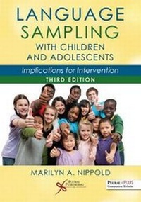 Abbildung von: Language Sampling with Children and Adolescents - Plural Publishing Inc