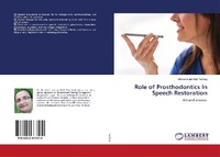 Abbildung von: Role of Prosthodontics In Speech Restoration - LAP Lambert Academic Publishing