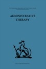 Cover: Administrative Therapy - Routledge