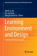 Cover: Learning Environment and Design - Springer