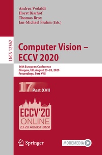 Enlarge image Cover: Computer Vision - ECCV 2020 - Springer