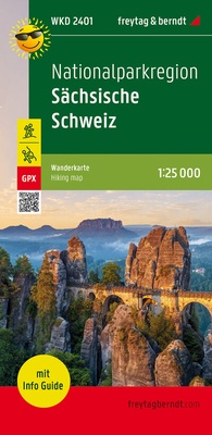 Abbildung von: Nationalparkregion Sächsische Schweiz, Wanderkarte 1:25.000, mit Infoguide, freytag & berndt, WKD 2401 - Freytag-Berndt und ARTARIA