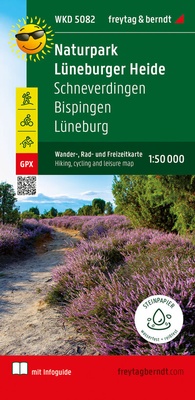 Abbildung von: Naturpark Lüneburger Heide, Wander-, Rad- und Freizeitkarte 1:50.000, freytag & berndt, WKD 5082, mit Infoguide - Freytag-Berndt und ARTARIA