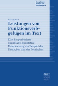 Abbildung von: Leistungen von Funktionsverbgefügen im Text - Narr Francke Attempto