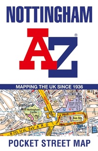 Abbildung von: Nottingham A-Z Pocket Street Map - HarperCollins
