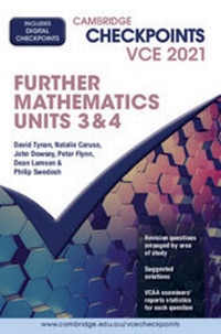 Enlarge image Cover: Cambridge Checkpoints VCE Further Mathematics Units 3&4 2021 - Cambridge University Press