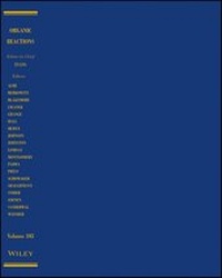 Abbildung von: Organic Reactions, Parts A and B, Volume 103 - Polity