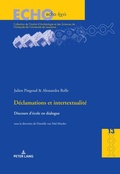 Cover: D&eacute;clamations et intertextualit&eacute; - Peter Lang Verlag