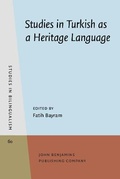 Cover: Studies in Turkish as a Heritage Language - John Benjamins Publishing Co