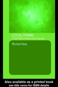 Enlarge image Cover: Lexical Priming - Routledge