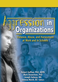Enlarge image Cover: Aggression in Organizations - Routledge