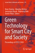 Cover: Green Technology for Smart City and Society - Springer