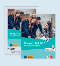 Enlarge image Cover: Kompass DaF B2.2 - Media Bundle BlinkLearning - Klett