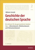 Cover: Geschichte der deutschen Sprache - Hirzel