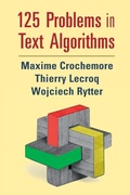 Cover: 125 Problems in Text Algorithms - Cambridge University Press