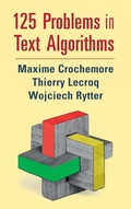 Cover: 125 Problems in Text Algorithms - Cambridge University Press