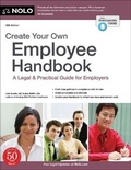 Cover: Create Your Own Employee Handbook - NOLO