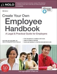 Enlarge image Cover: Create Your Own Employee Handbook - NOLO