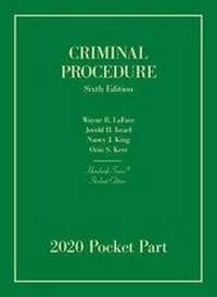 Enlarge image Cover: Criminal Procedure - West Academic Press
