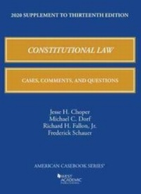 Enlarge image Cover: Constitutional Law - West Academic Press