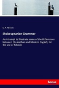 Cover: Shakespearian Grammar - Hansebooks