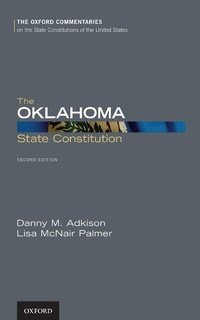 Enlarge image Cover: The Oklahoma State Constitution - OUP eBook
