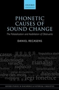 Cover: Phonetic Causes of Sound Change - OUP eBook