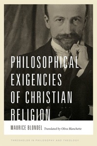 Abbildung von: Philosophical Exigencies of Christian Religion - University of Notre Dame Press