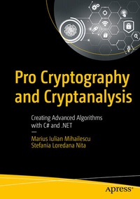 Enlarge image Cover: Pro Cryptography and Cryptanalysis - APress