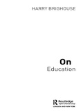 Cover: On Education - Routledge