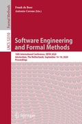 Cover: Software Engineering and Formal Methods - Springer