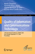 Cover: Quality of Information and Communications Technology - Springer