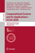 Cover: Computational Science and Its Applications - ICCSA 2020 - Springer
