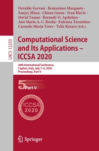 Abbildung von: Computational Science and Its Applications - ICCSA 2020 - Springer