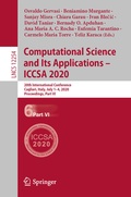 Cover: Computational Science and Its Applications - ICCSA 2020 - Springer