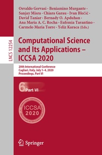 Abbildung von: Computational Science and Its Applications - ICCSA 2020 - Springer