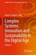 Cover: Complex Systems: Innovation and Sustainability in the Digital Age - Springer