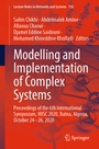 Cover: Modelling and Implementation of Complex Systems - Springer