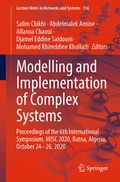 Cover: Modelling and Implementation of Complex Systems - Springer